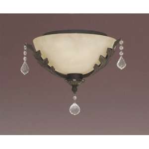  Sable Finish Windsor Heights Mounted Ceiling Lamp