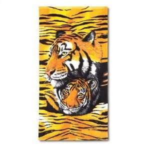  Golden Tigers Beach Towel