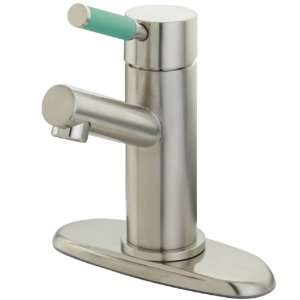 Kingston Brass FS8428DGL Green Eden Single Handle Lavatory Faucet with 
