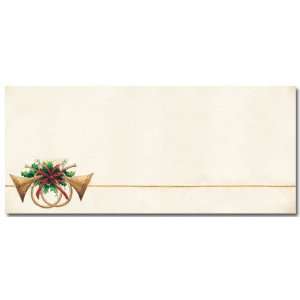  Antique Horns Christmas Envelopes   25 Envelopes Office 