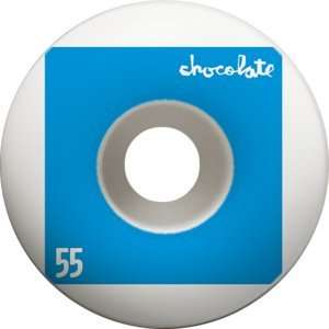Chocolate Fluorescent Square 55mm Skateboard Wheels (Set of 4)  