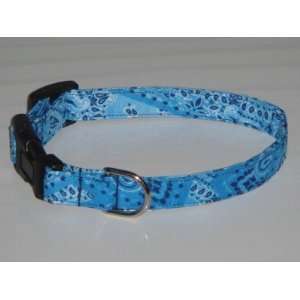  Shades of Blue Bandana Dog Collar X Large 1 Everything 