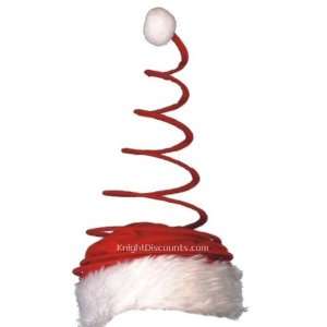  Deluxe Springy Santa Hat Toys & Games