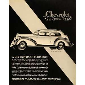   Ad Chevrolet Master De Luxe Town Sedan Automobile   Original Print Ad