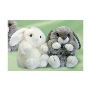    Lop Eared Bunny Medium White Fuzzy Town Plush Toys & Games