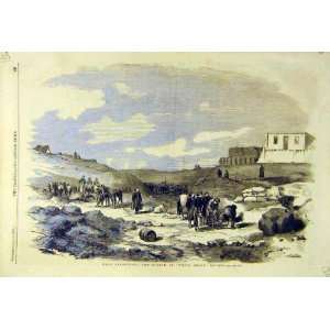   1855 Sebastopol White House Ravine Military War Print