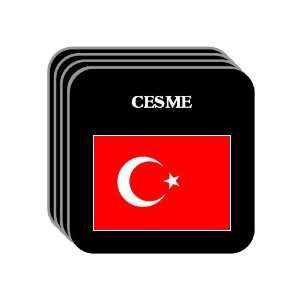  Turkey   CESME Set of 4 Mini Mousepad Coasters 
