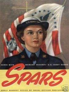 Coast Guard  SPARS   WWII Military War Poster  