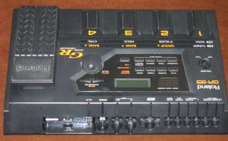 Roland GR 33 Synthesizer with Manual, Cables, Power Supply and GK 2A 