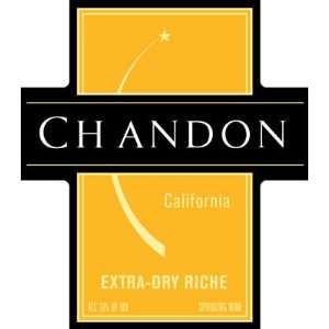  Chandon Cuvee Riche Extra Dry NV 750ml Grocery & Gourmet 