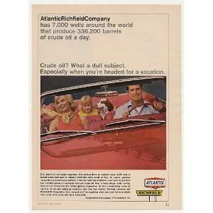  1966 ARCO Atlantic Richfield Family Vacation Driving Print 