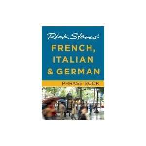  Designs RSB 5342 Rick Steves French Italian And German Phrase Book 