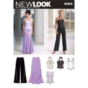  New Look Sewing Pattern 6584 Misses Special Occasion Dresses 