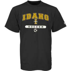  Russell Idaho Vandals Black Soccer T shirt Sports 