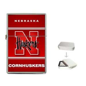 Nebraska Cornhuskers Flip Top Lighter NCAA Gift  