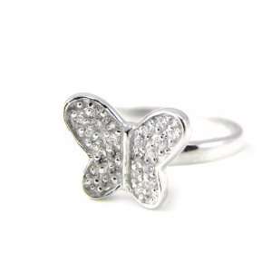  Ring silver Papillon De Charme.   Taille 56 Jewelry