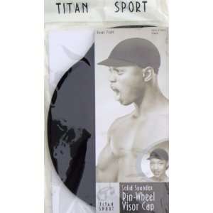  Titan Sport Solid Spandex Pin Wheel Visor Cap, #1641 