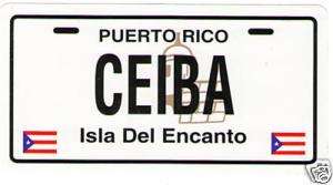CEIBA, PUERTO RICO, CAR STICKER, DECAL  
