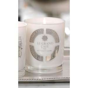  Scented Wax Filled Jar   Le Grand Cafe (White) (4.75H x 4 