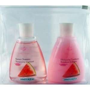  Travel Spa   Watermelon Shampoo & Conditioner Duo Case 