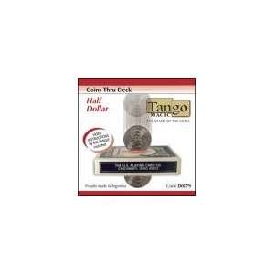  Coins Thru Deck Half Dollar by Tango Toys & Games