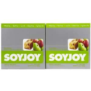  SOYJOY All Natural Fruit & Soy Bars, Apple Walnut   2 pk 