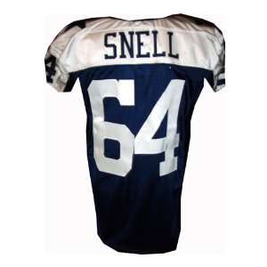  Shannon Snell #64 Cowboys Game Issued Navy Throwback 