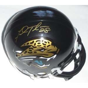  Fred Taylor Jacksonville Jaguars Autographed Mini Helmet 