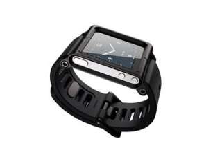 New black Aluminum bracelet watch band for iPod nano 6g  