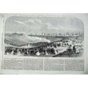  1865 Southsea Common Portsmouth Festival Naval Ships