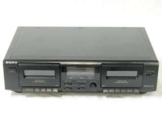 SONY TC WE305 DOLBY STEREO DUAL WELL CASSETTE DECK SYSTEM COMPONENT w 