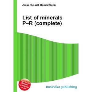  List of minerals P R (complete) Ronald Cohn Jesse Russell Books