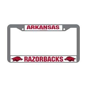  Arkansas Razorbacks Chrome License Plate Frame *SALE 