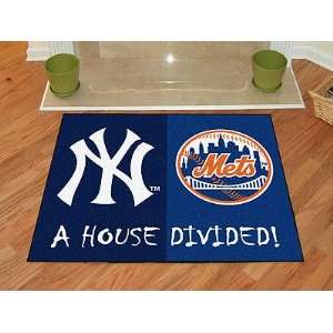   Mets Accent Rug   MLB Rivalry Large Floor Mat