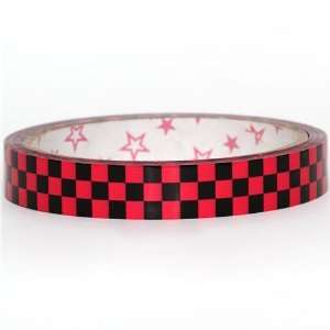  pink black checkered Sticky Deco Tape Toys & Games