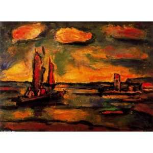  Hand Made Oil Reproduction   Georges Rouault   24 x 18 