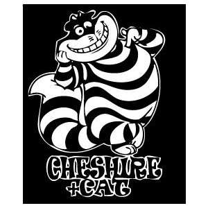 Disney Cheshire Cat with Lettering High Quality Vinyl Decal 6 Inch 