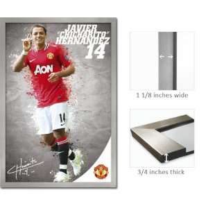   Framed Manchester United Javier Chicharito Hernandez Poster 30801