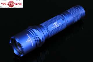 Solarforce L2P Premium HA3 Flashlight Host   Blue  