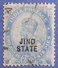 1922 JIND INDIA 2A6P SCOTT# 100 S.G.# 70 USED CS01114