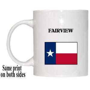  US State Flag   FAIRVIEW, Texas (TX) Mug 