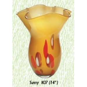 Sunny Vase Hand Blown Modern Glass Vase 