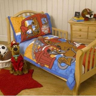  Warner Bros Scooby Doo Toddler Bedding   4pcs Scooby to 