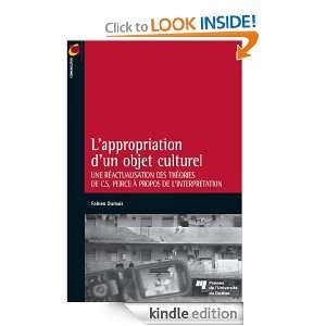 appropriation dun objet culturel (Communication) (French Edition 