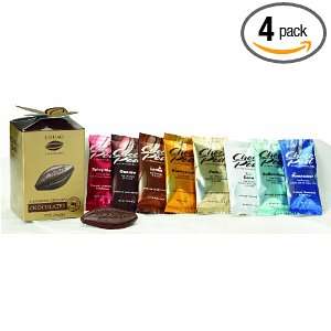 Chuao Chocolatier Assorted Chocopod Gift Box, 3.1 Ounce (Pack of 4 