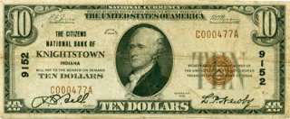 10 National Bank Note