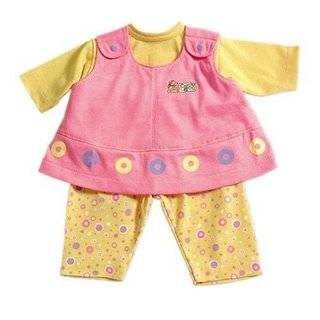 13. Clothing for 17 or 19 CHOU CHOU Dolls   Pink and Yellow Outfit 