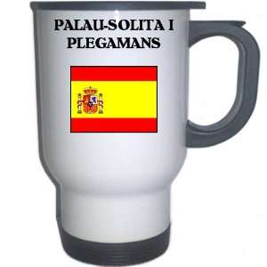Spain (Espana)   PALAU SOLITA I PLEGAMANS White Stainless Steel Mug