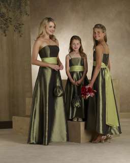 Vintage Formal Long Prom Gown Bridesmaid Bridal Party Dresses Size 
