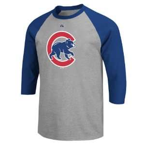   Chicago Cubs Youth Official Logo 3/4 Raglan Shirt